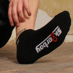 Sk8erboy Chaussettes basses noires QUARTER Sk8erboy
